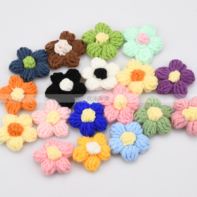 Craft Embellishment - Apliques de Flores de Cinco Pétalos