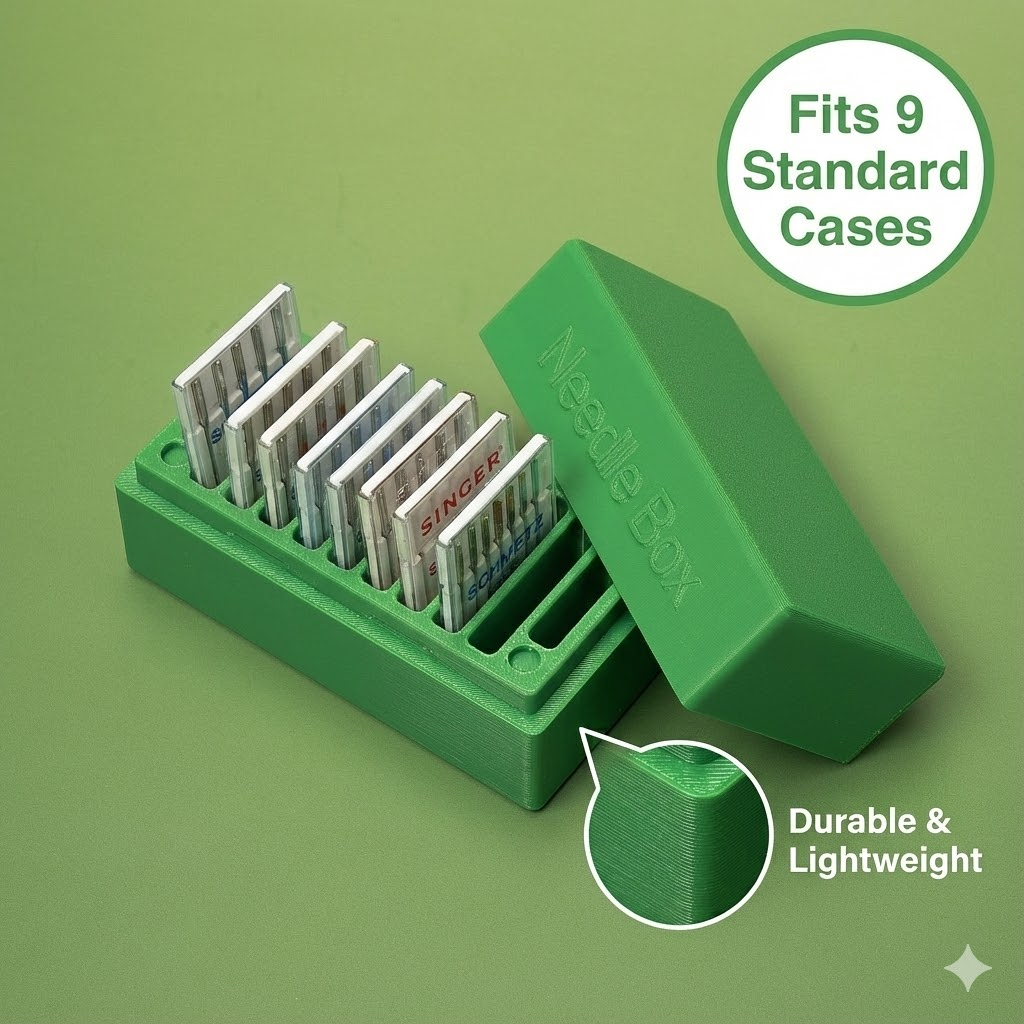 Craft Embellishment Storage - Estuche organizador de agujas para máquina