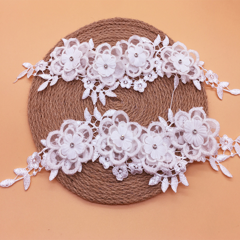 Applique Patch Flower - 2 par/lote de malla de moda