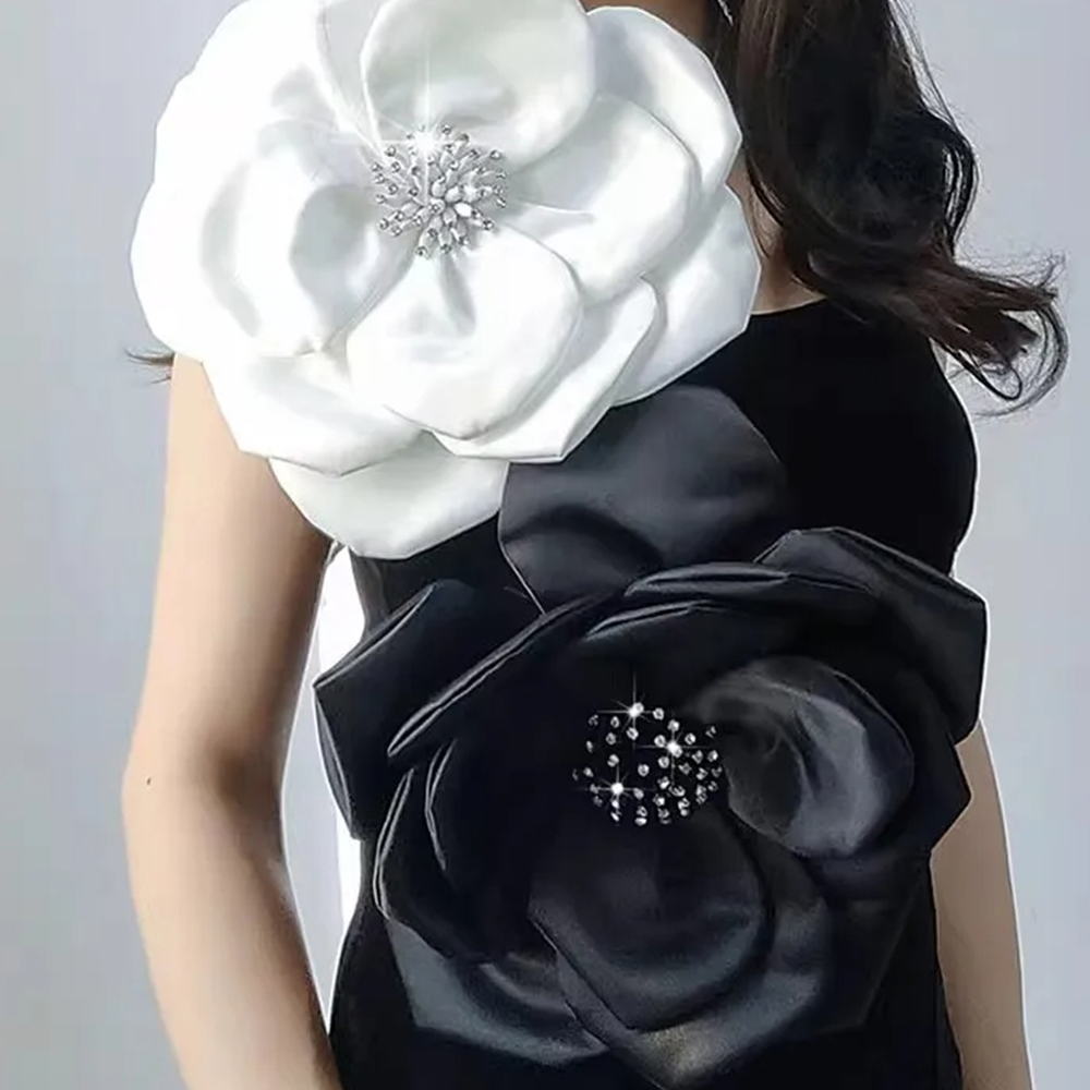 Applique Patch Flower - Parche de encaje de flores grandes