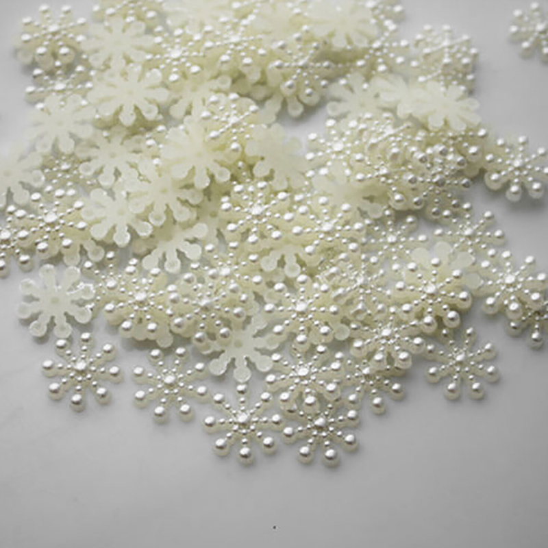 Christmas Craft Embellishment - Adornos de copos de nieve de