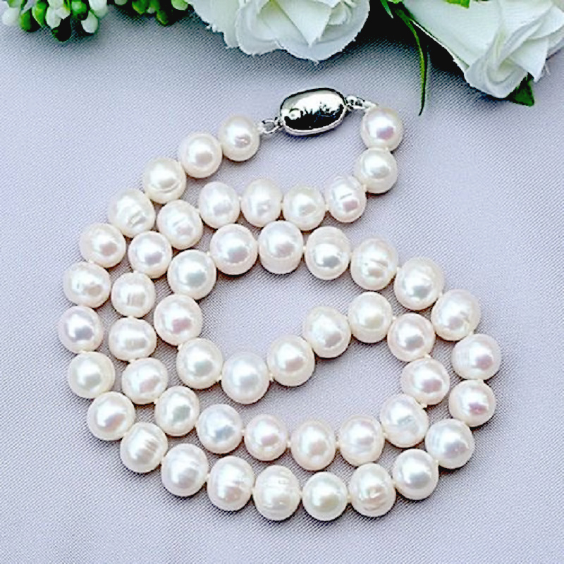Pearl Trim Chain - Gargantilla de plata de ley 925