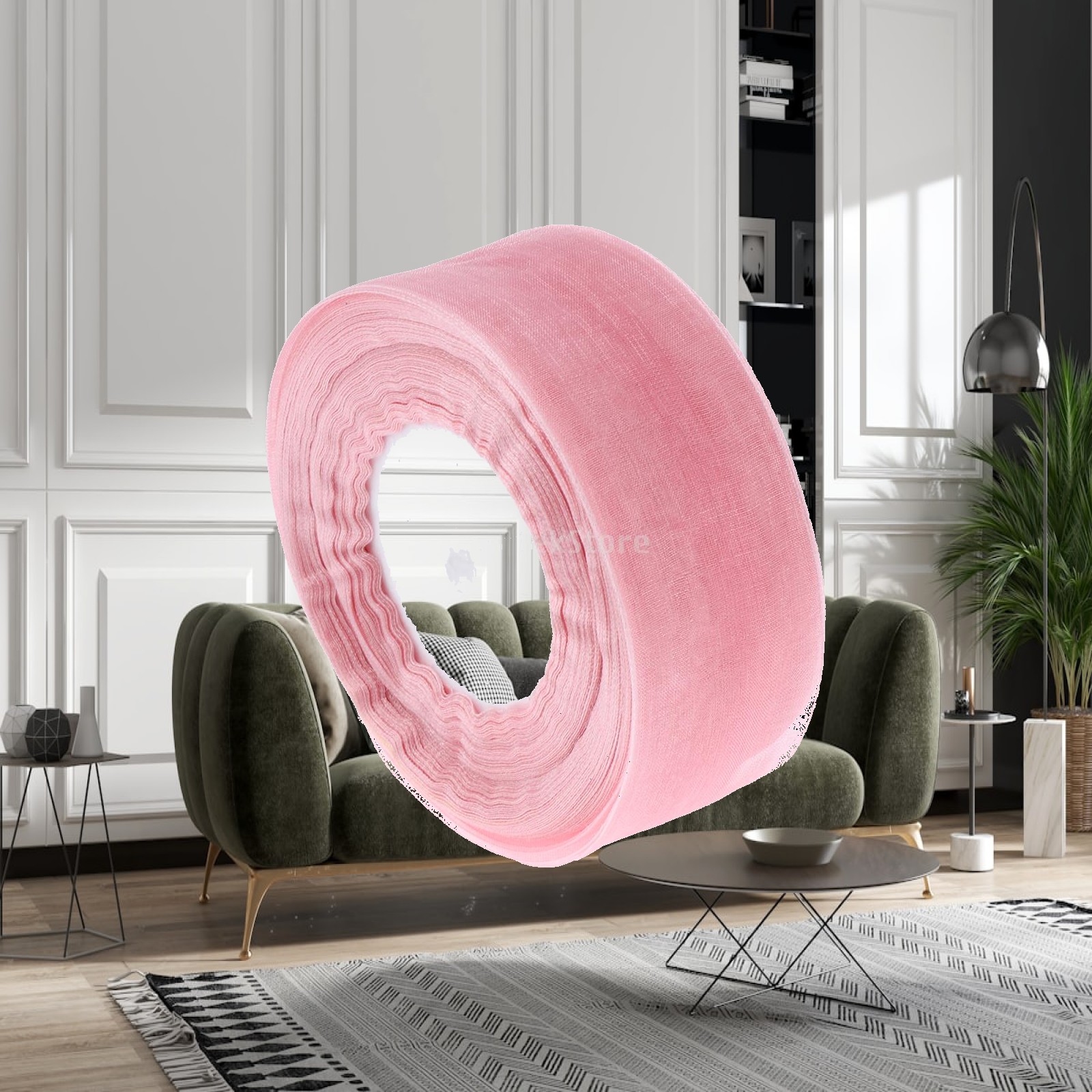 Organza Ribbon Spool - Cinta de organza transparente con lazo