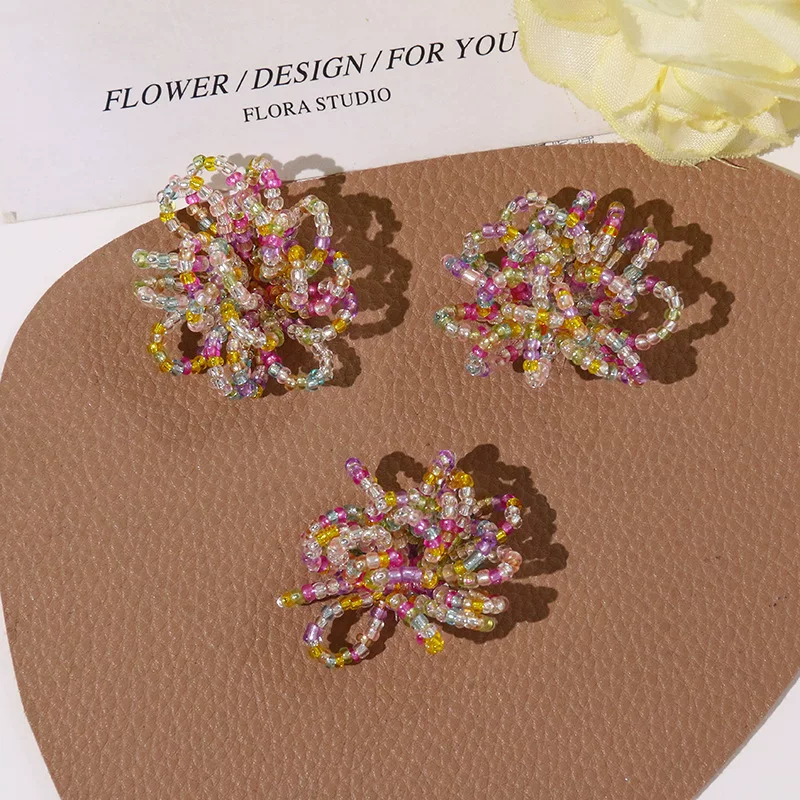 Applique Patch Flower - 10 piezas de flores huecas de