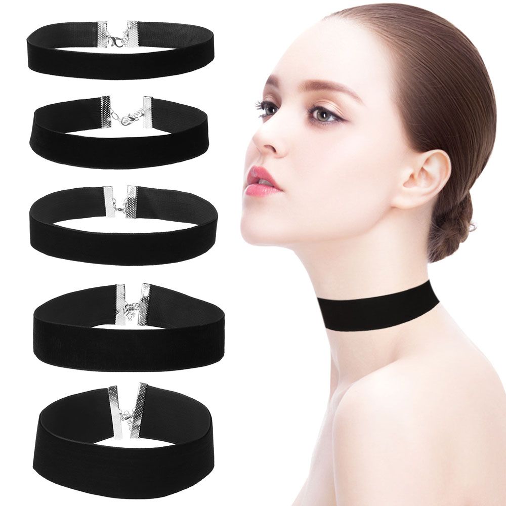 Velvet Ribbon Roll - Gargantilla clásica de terciopelo Vintage, cinta