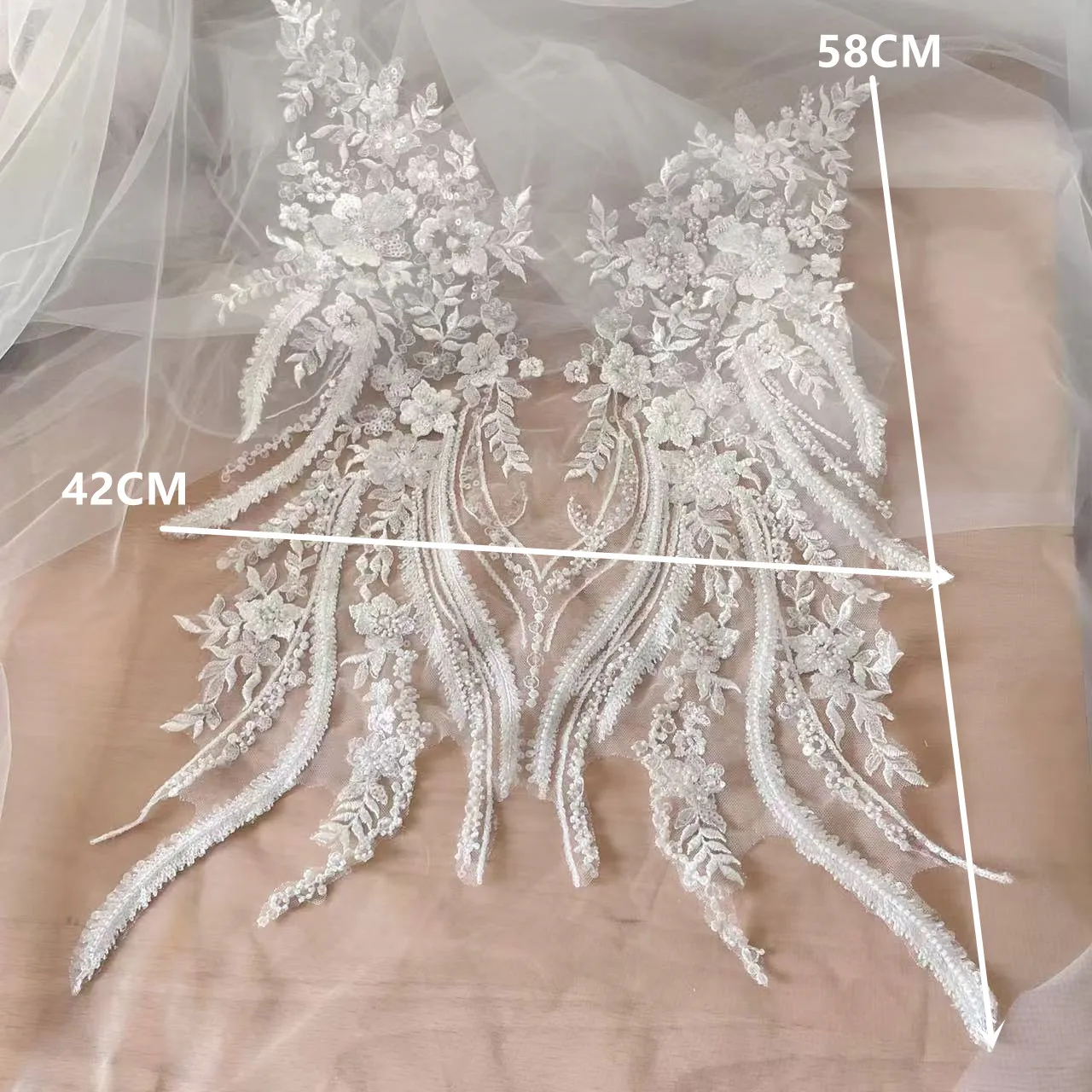 Applique Patch Flower - Nuevo vestido de novia 3D con