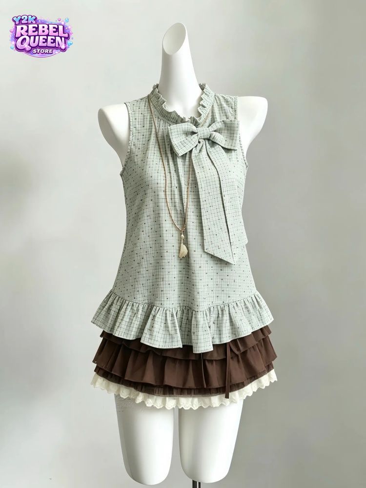 Elastic Lace Trim - Conjunto de 2 piezas estilo vintage