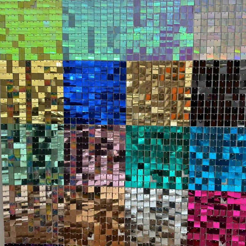 Sequin Fabric Panel - 6/12/24/25/26/27 Uds fondos de pared brillantes