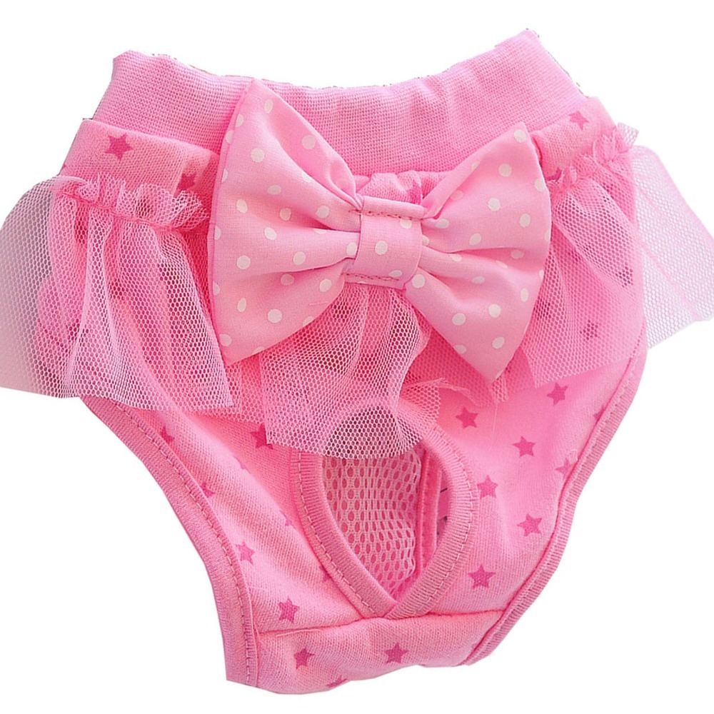 Elastic Lace Trim - Pantalón Sanitario para Mascotas en Tono