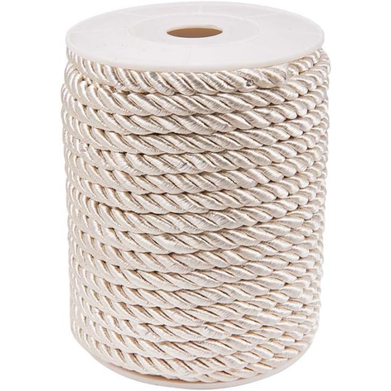 Cord Trim Twisted - Cuerda de nailon artesanal de aproximadamente