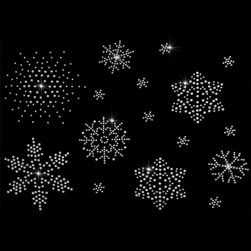 Hotfix Rhinestone Sheet - Apliques de fijación por calor para