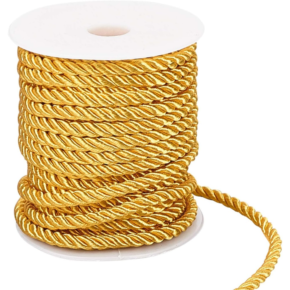 1 rollo de 59 pies de cordón d - Cord Trim Twisted reseña y precio
