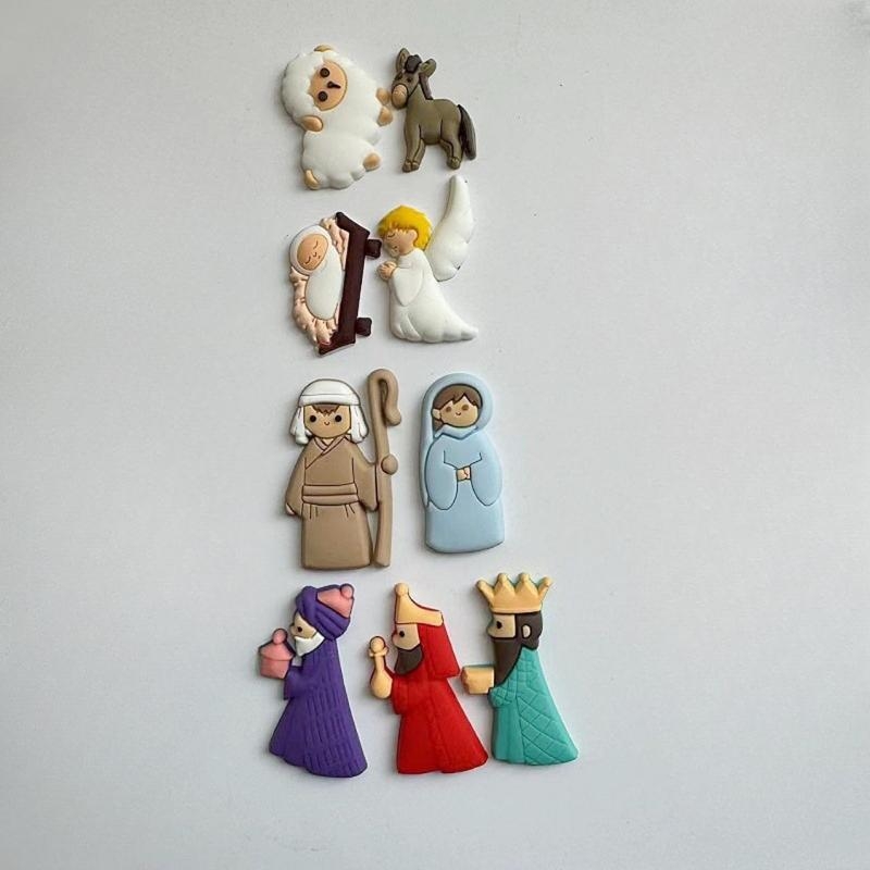G6KF 9pcs/set Nativity Scene P - Christmas Craft Embellishment reseña y precio