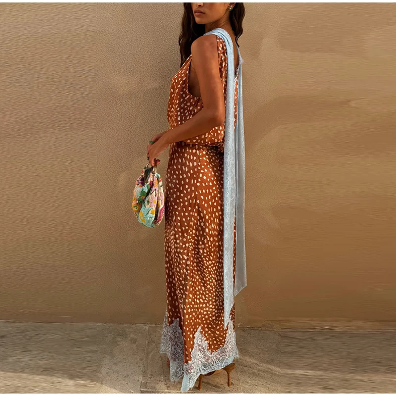 Conjunto de Falda y Top con La - Elastic Lace Trim reseña y precio