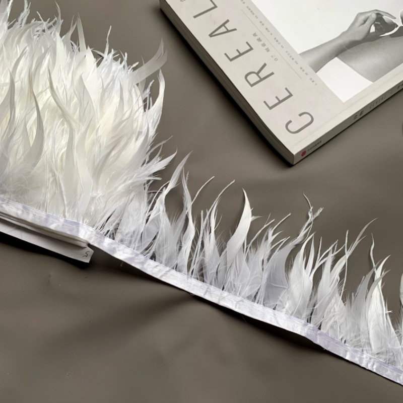 Cinta de Plumas de Avestruz Co - Fringe Ribbon Sewing reseña y precio