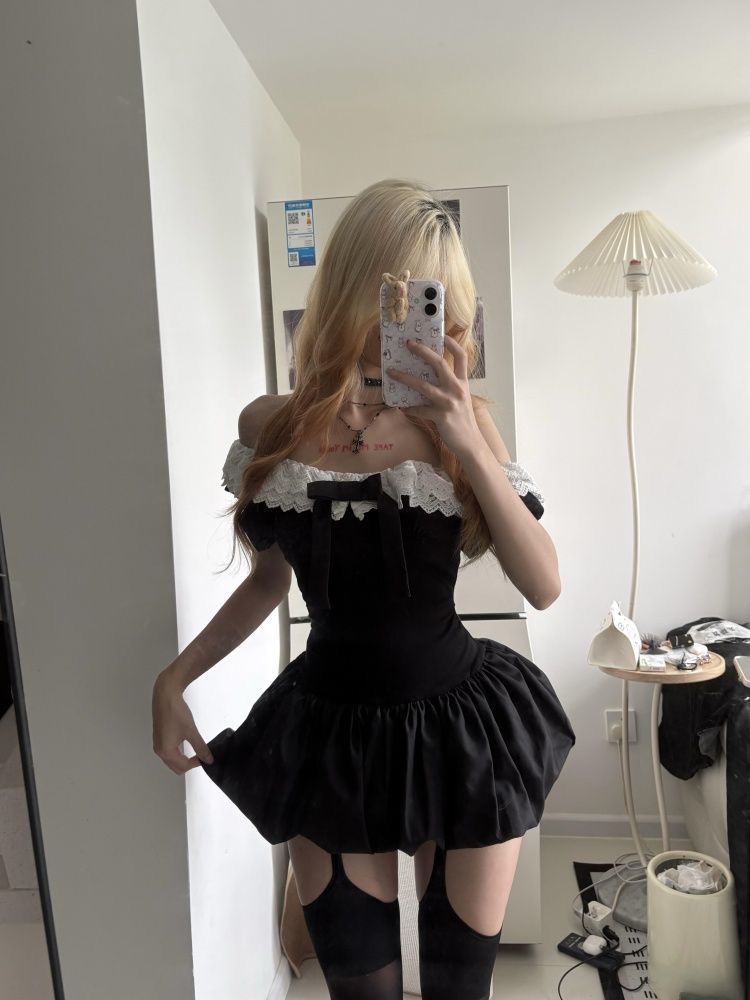 Conjunto de 2 Piezas Coquette  - Elastic Lace Trim reseña y precio