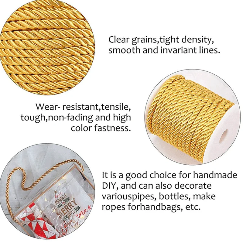 Cuerda trenzada de 3mm y 10m,  - Cord Trim Twisted reseña y precio
