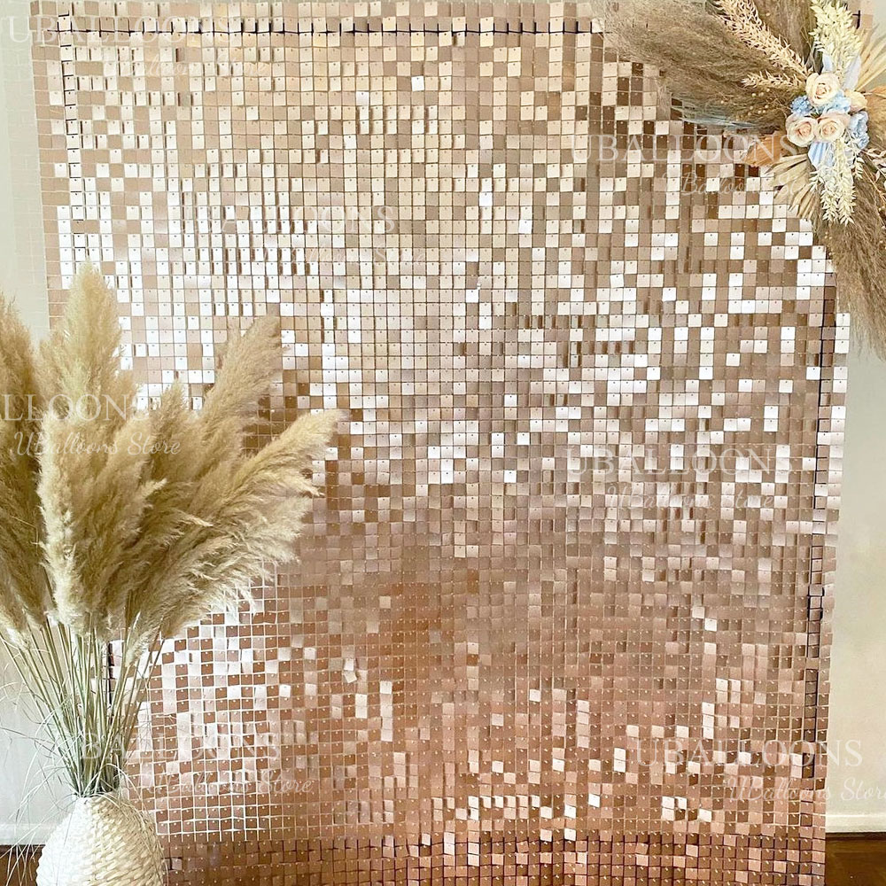 Paneles de Lentejuelas Doradas - Sequin Fabric Panel reseña y precio