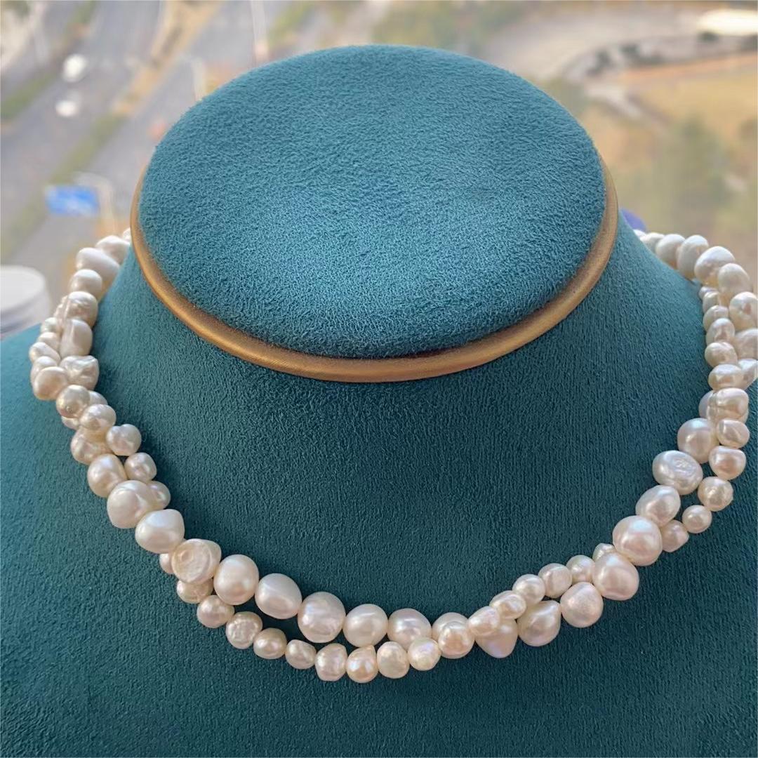 HENGSHENG-collar doble de perl - Pearl Trim Chain reseña y precio