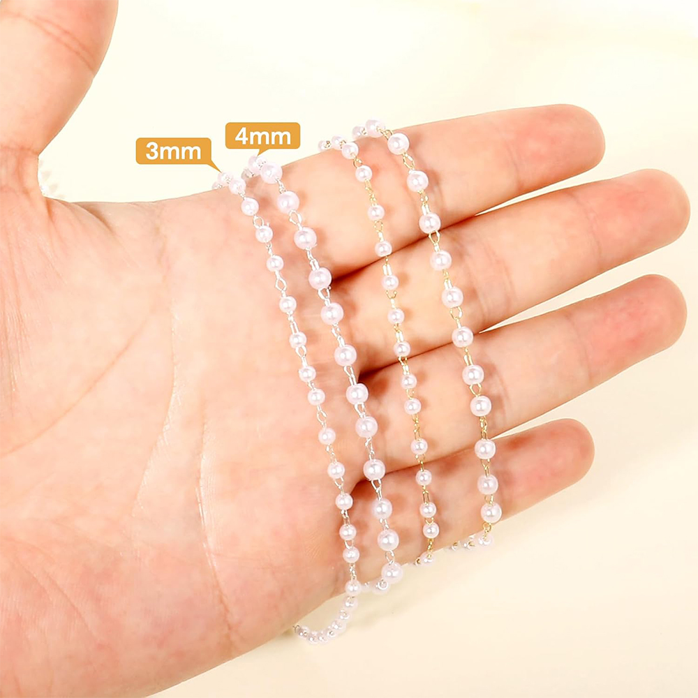Cadena de Eslabones de Latón C - Pearl Trim Chain reseña y precio