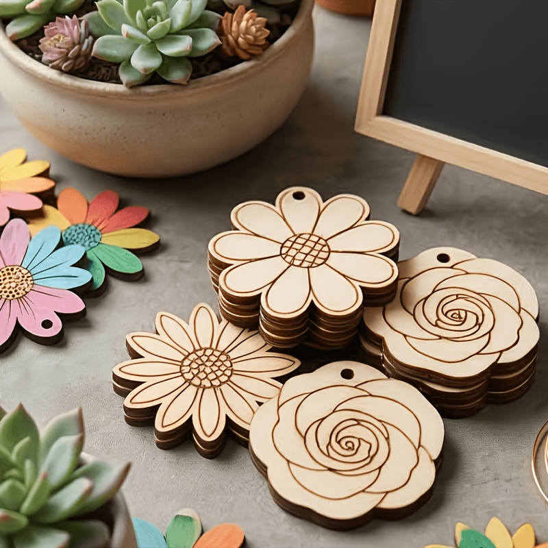 50 Piezas/Juego de Rodajas de  - Easter Craft Embellishment Set reseña y precio