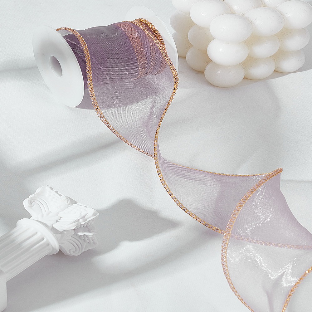 Cintas de organza de poliéster - Organza Ribbon Spool reseña y precio