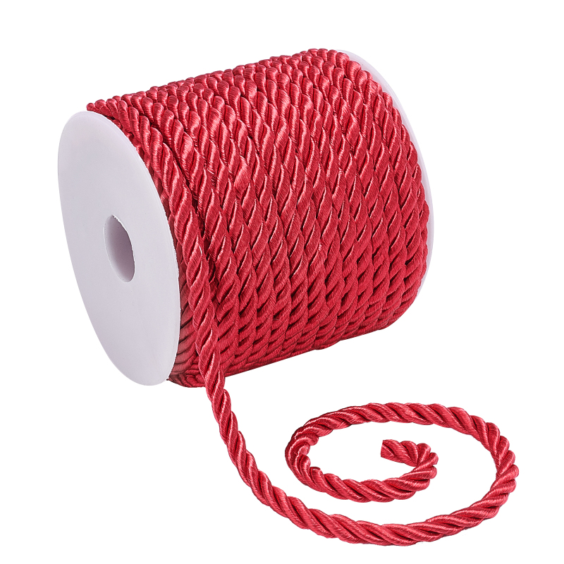 Cuerda de seda roja de 19,6 ya - Cord Trim Twisted reseña y precio