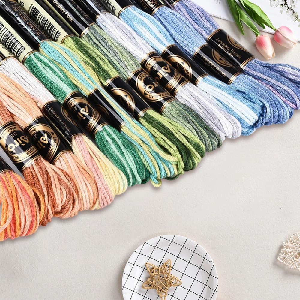 12 rollos de hilo de bordar de - Embroidery Embellishments reseña y precio