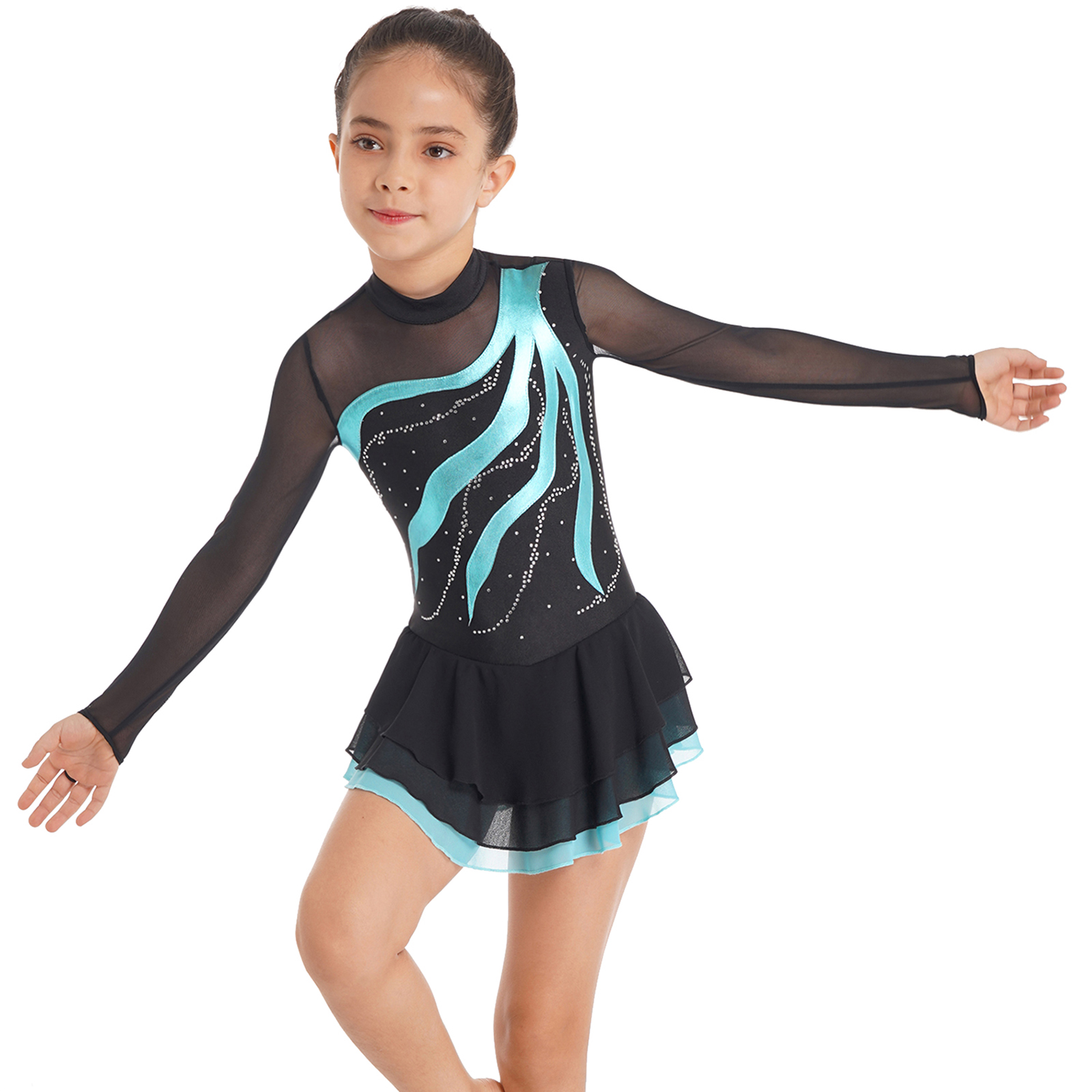 Ropa de patinaje sobre hielo p - Rhinestone Banding Trim reseña y precio