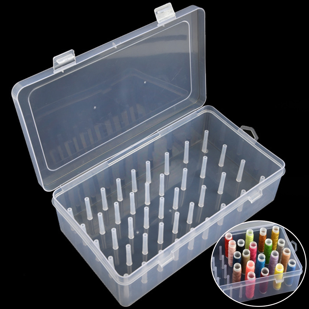 Nueva caja de hilo de coser, 4 - Craft Embellishment Storage reseña y precio