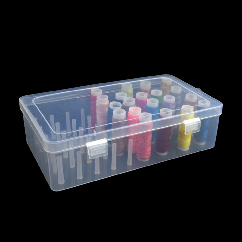 Nueva caja de hilo de coser, 4 - Craft Embellishment Storage reseña y precio