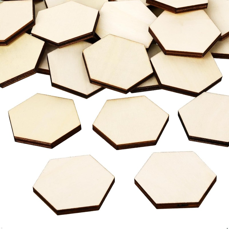 50 Uds. De piezas hexagonales  - Craft Embellishment reseña y precio