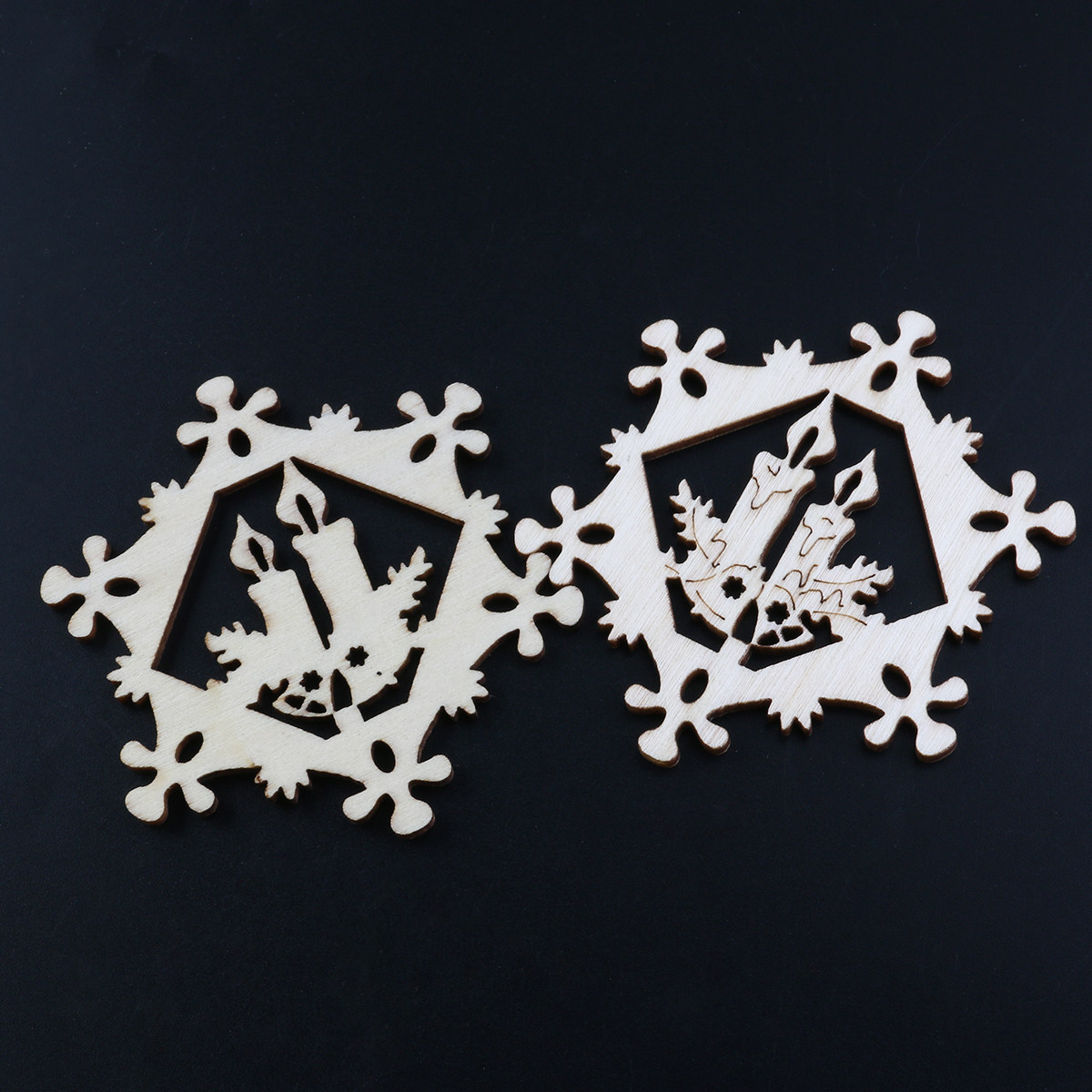 10 piezas de adornos navideños - Christmas Craft Embellishment reseña y precio