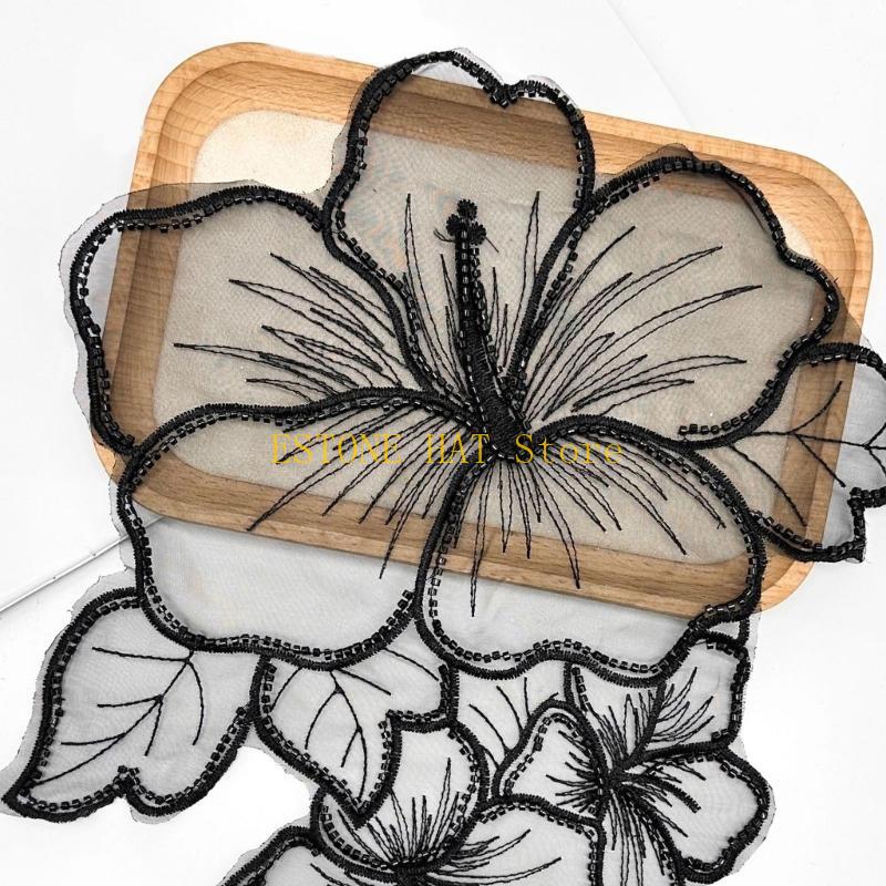 Parches costura florales 49MF, - Applique Patch Flower reseña y precio