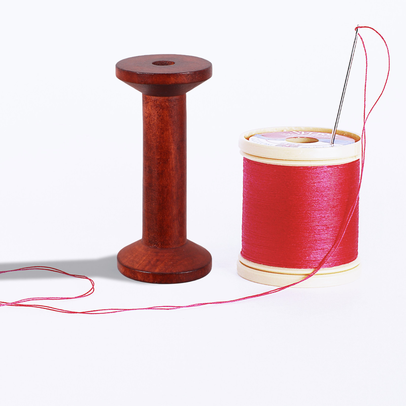 6 bobinas de madera vacías par - Embroidery Craft reseña y precio