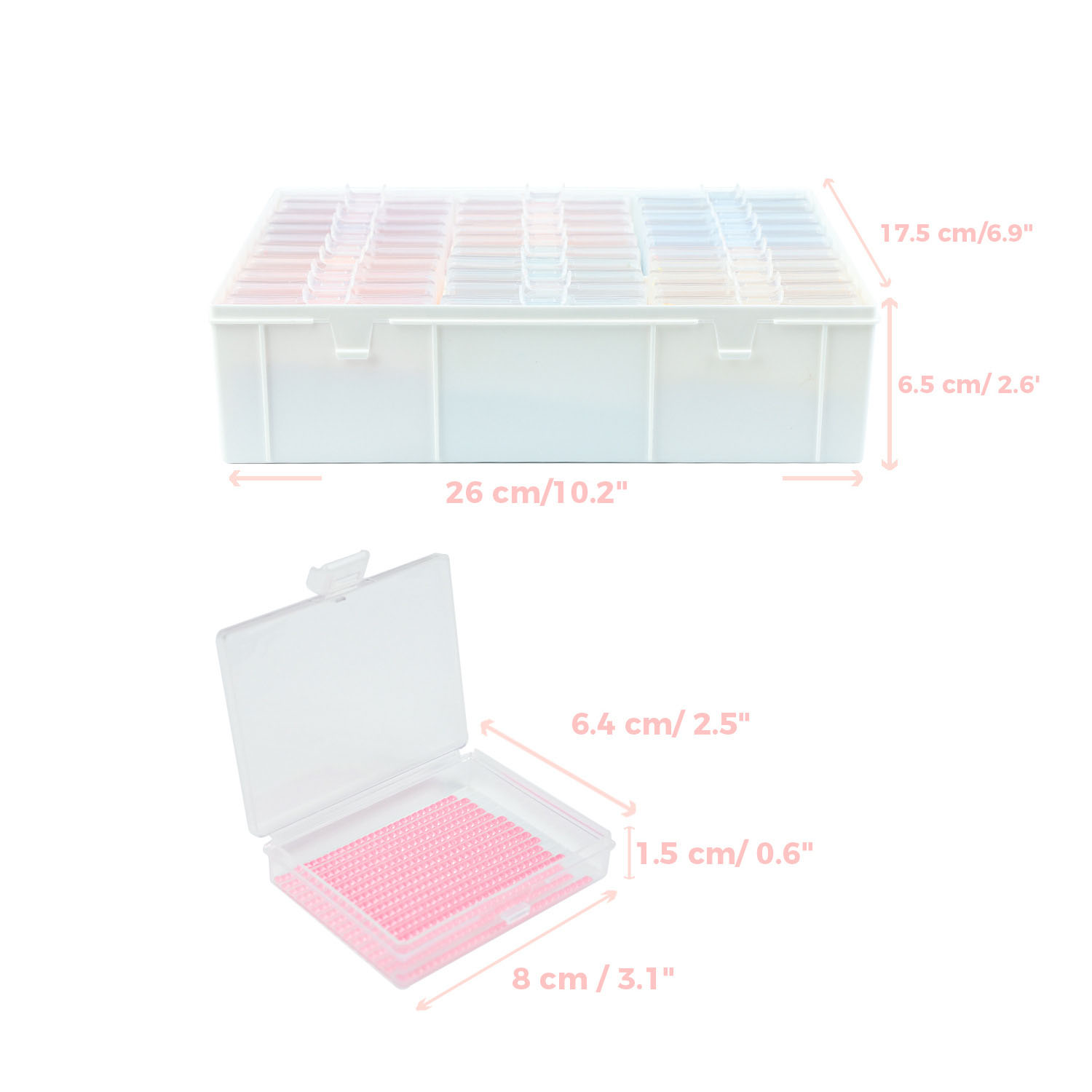 Juego de bandejas para pintura - Craft Embellishment Storage reseña y precio