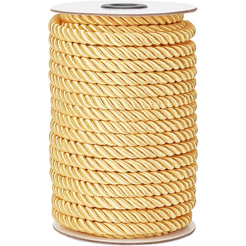 1 rollo de 8mm, 20 yardas, cor - Cord Trim Twisted reseña y precio
