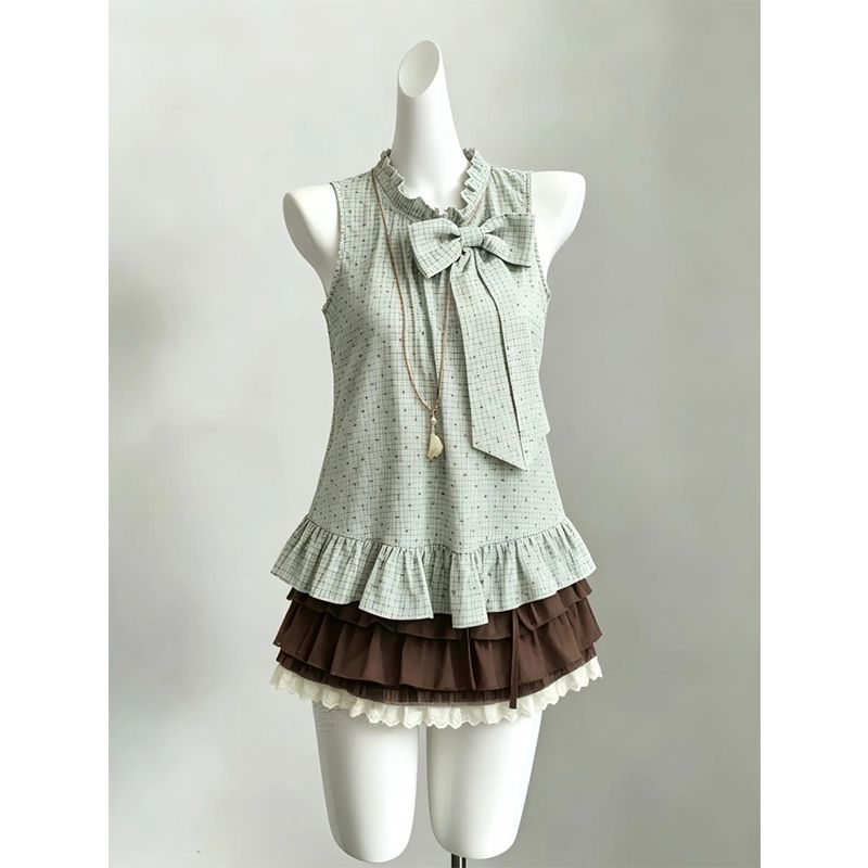 Conjunto de 2 piezas estilo vi - Elastic Lace Trim reseña y precio