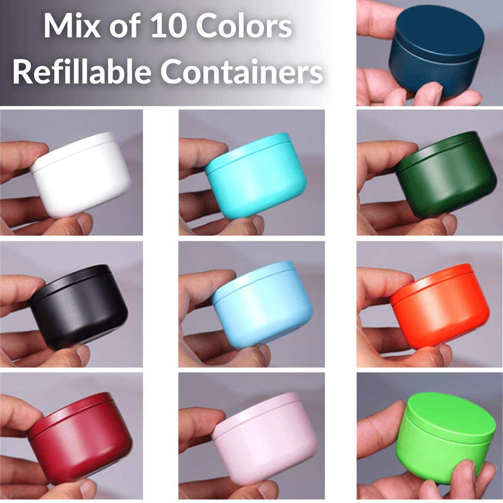 Lata de té con tapas hermética - Craft Embellishment Storage reseña y precio