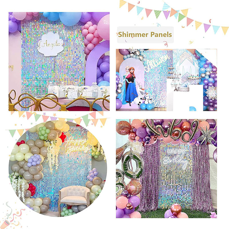 Painéis de fondo de pared bril - Sequin Fabric Panel reseña y precio